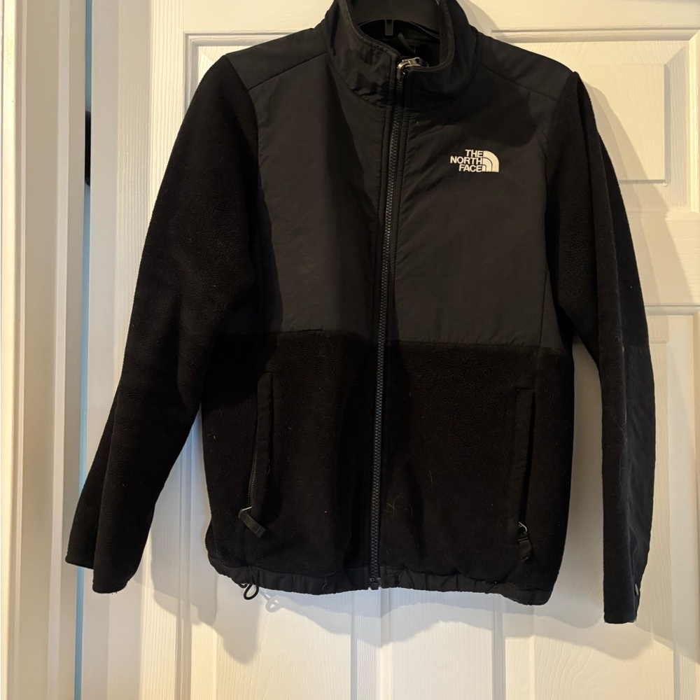 The North Face Youth Black Full-Zip Fleece Jacket